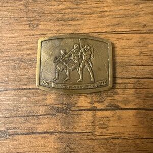 Vintage Spirit Of America Bicentennial Belt Buckle 1976